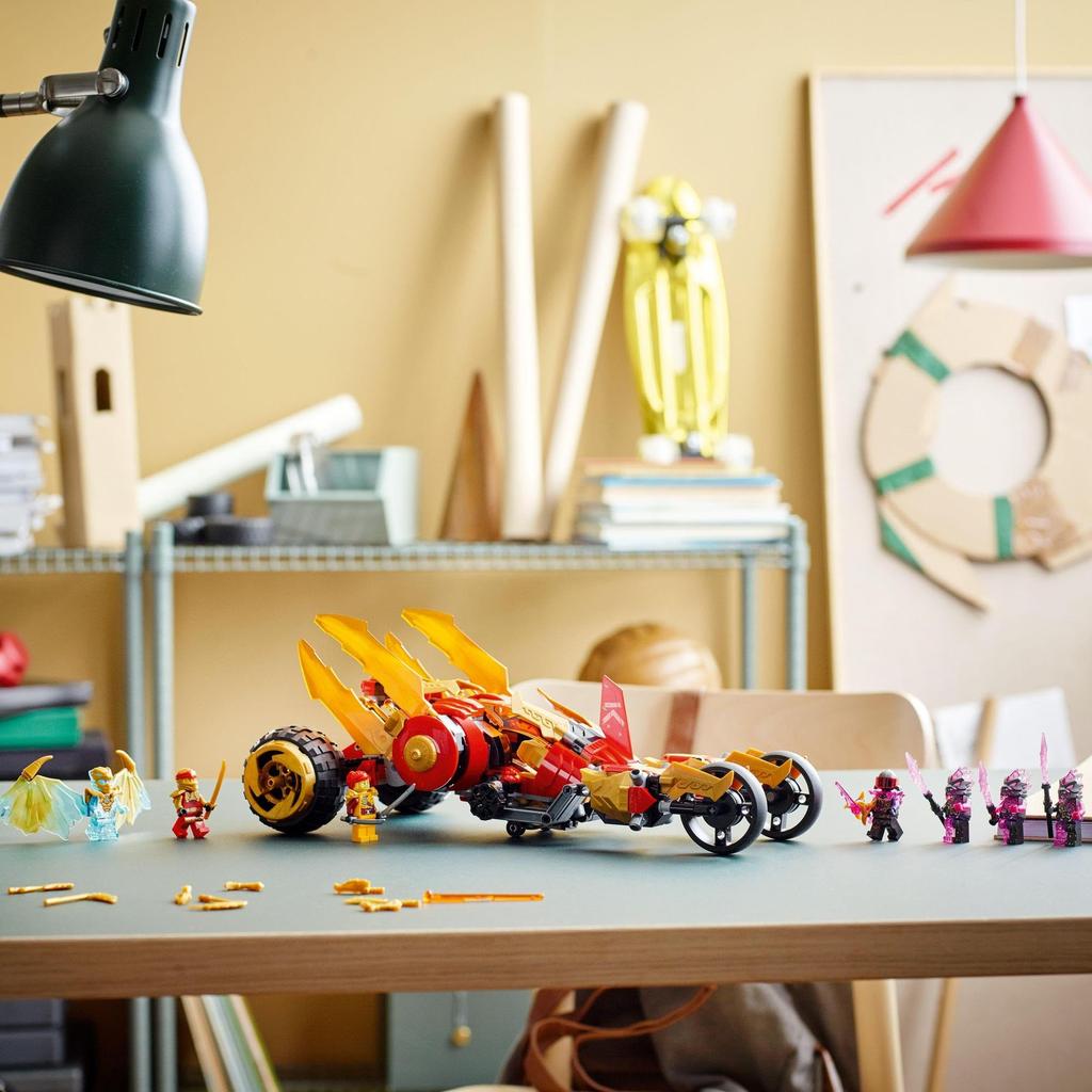 LEGO Ninjago Golden Dragon Raider 71773 Toy Block Present Vehicle Ninja Ninja Boys Ages 8 and Up Kai's