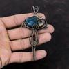 Watermelon Tourmaline Pendant Copper Wire Wrapped Gemstone Pendant Antique Pendant Copper Jewelry Gift For Him Handmade Wire Wrapped Jewelry