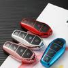 For BYD Qin Plusdmi Atto 3 Han EV Dolphin New Soft TPU Car Key Case 4 Buttons Remote Control Protect Cover Durable Accessories
