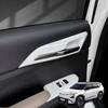 For Kia EV5 2024 2025 LHD Carbon Fiber Inner Door Handle Bowl Covers Window Button Trim Interior Accessories