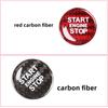 Car Carbon Fiber Engine Start Stop Switch Button Cover For Land Rover Discovery Sport Discovery 5 Range Rover