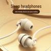 Silicone In-Ear Sleep Earphones, Type-C, Wired HIFI, Side-Sleeping Comfort.