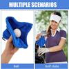 Square Golf Ball Cleaning Towel with Carabiner Hook Sports Towel Portable Golf Club Cleaner