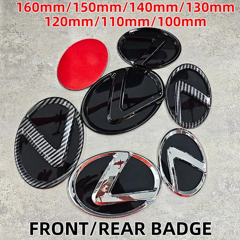 1pcs 3D Front Grille Emblem Car Logo Rear Trunk Badge Sticker for Lexus F-SPORT ES RX NX LS UX LM LX GX LC RZ IS CT GS RC HSNI2