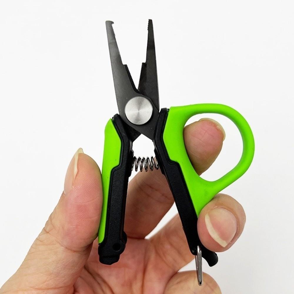 Titanium Coating Lure Pliers Mini Size Retractable Pliers Mini Multi-Function Pliers Fishing