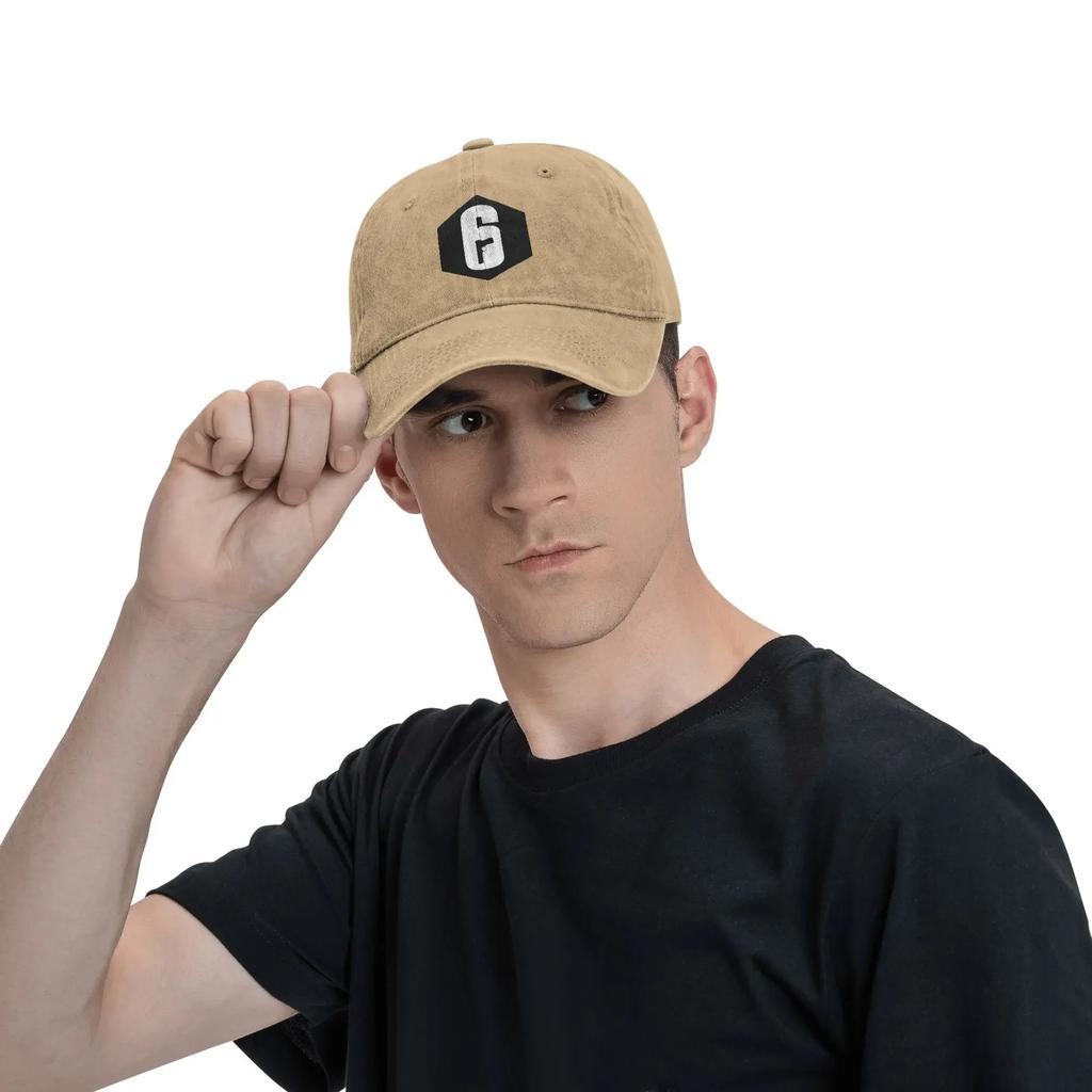 Бейсболки Tom Clancy's Rainbows Siege Six с эффектом потертости, стираные, с застежкой-snapback, для игры в тир, для улицы, на все сезоны, регулируемая кепка