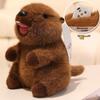 Animal Nezha Marmot Plush Toy Stuffed Doll Bedroom Decoration Cartoon Kids Gift