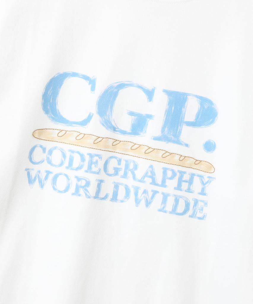 CGP Square Logo Picnic Short Sleeve T-Shirt - White