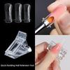 5 шт. зажим для типсов Quick Building Poly Uv Gel Assistant Tool Diy Manicure Plastic Extension Clip