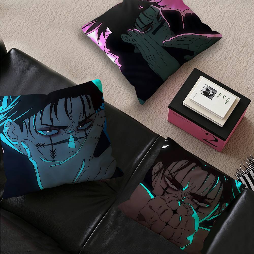 Cartoon Choso Jujutsu Kaisen Anime Maple Design Cushion Cover Happy Autumn Harvest decor Holiday Decorati Pillow Cover
