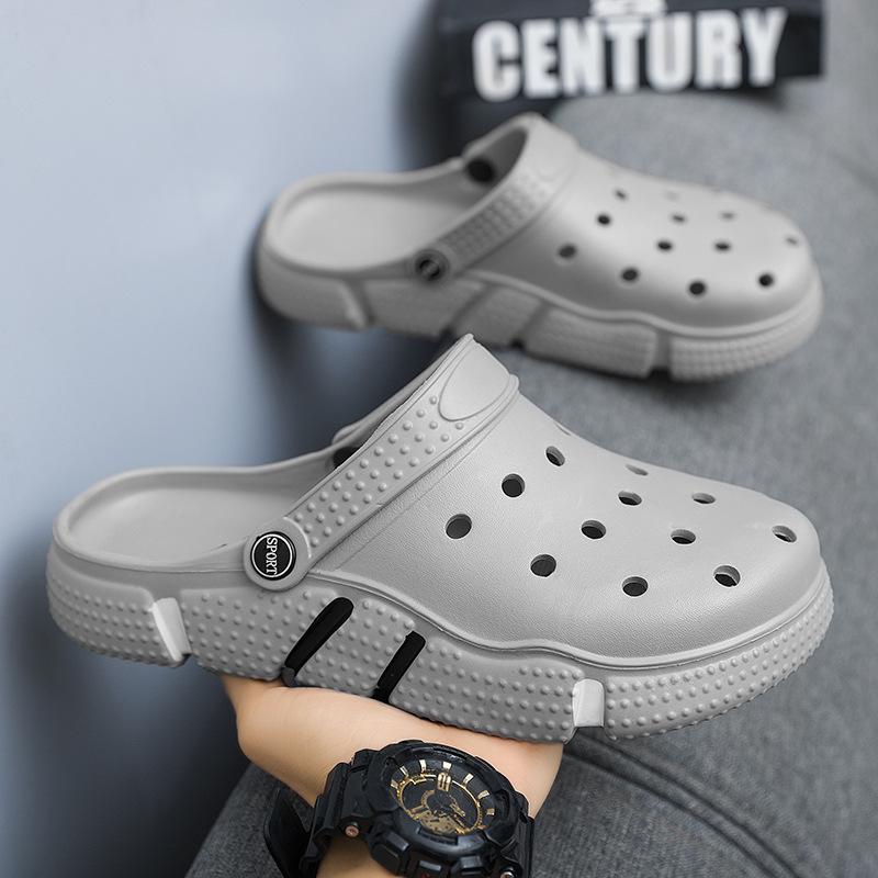 Мужские модные садовые клоги с мягкой подошвой и вентиляцией для пляжа или улицы