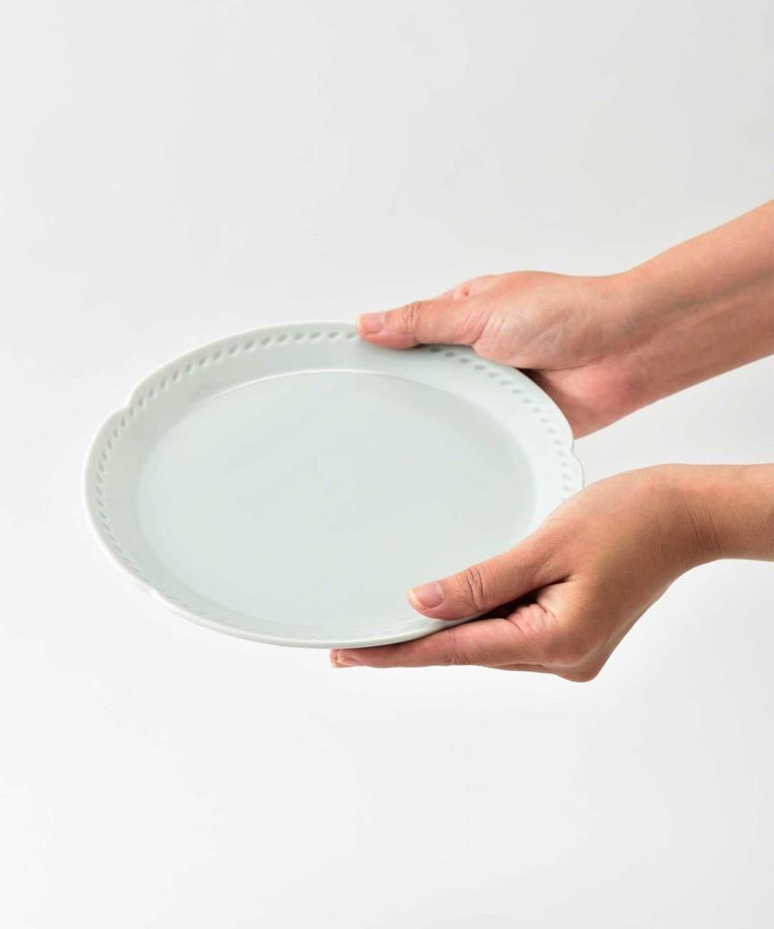 BRUNO FLOWER Plate Set 21 White No Size BHK292-WH