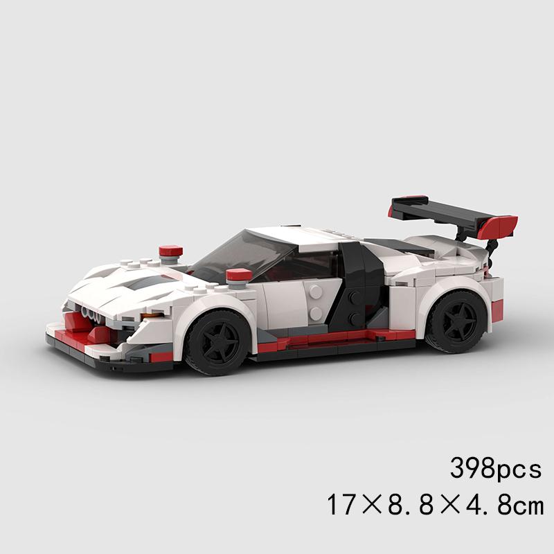 MOC Car Super Race City Speed ​​Sport Pickup Vehicle Model Building Blocks Rally Supercar Racing Bricks Christmas Gift Technical