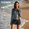 Женский двухсекционный купальник TOSWIM с длинным рукавом для защиты от солнца