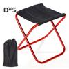 Outdoor Folding Stool Lightweight Heavy Duty Aluminum Alloy Oxford Cloth Camping Hunting Picnic Fishing Mini Collapsible Chair Seat