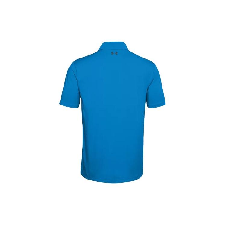 Men's Under Armour Performance 2.0 Casual Solid Color Polo Shirt Blue 1342080-428