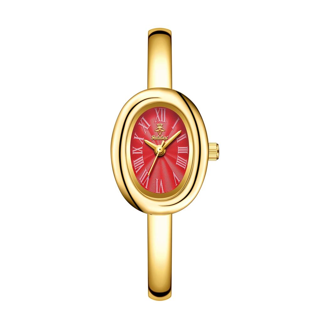 YaLaLuSi Brand Women’s Water-Resistant Quartz Bracelet Watch with a Minimalist Oval Dial – A Perfect Gift Reloj Mujer Girl Watch