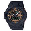Мужские часы G-SHOCK на смоляном ремешке, водозащита 200 м, аналоговые, ударопрочные, кварцевые, GA-700RC-1A