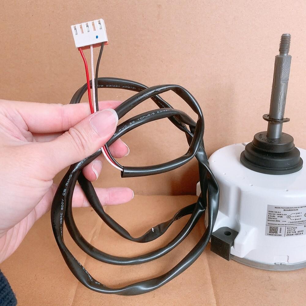 ZKSN-100-8-4 DC 3-Wire Reverse Rotation Motor for Midea AC Outdoor Fan