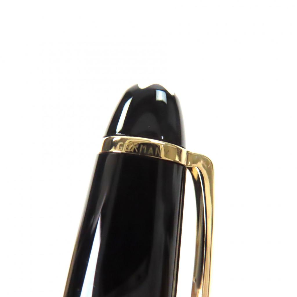 Очень хорошая перьевая ручка MONTBLANC Meisterstück Classic белая звезда черная 14K мужская Б/У