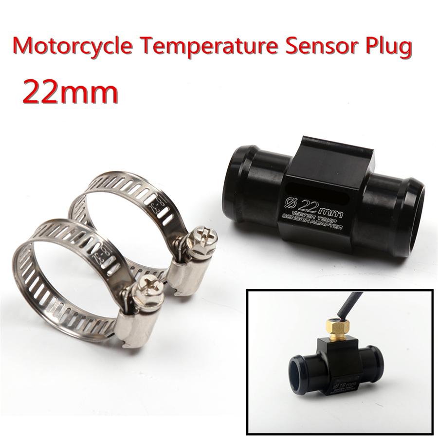 Универсальный мотоциклетный термометр приборы температура воды температура цифровой дисплей датчик температуры 22 мм адаптер