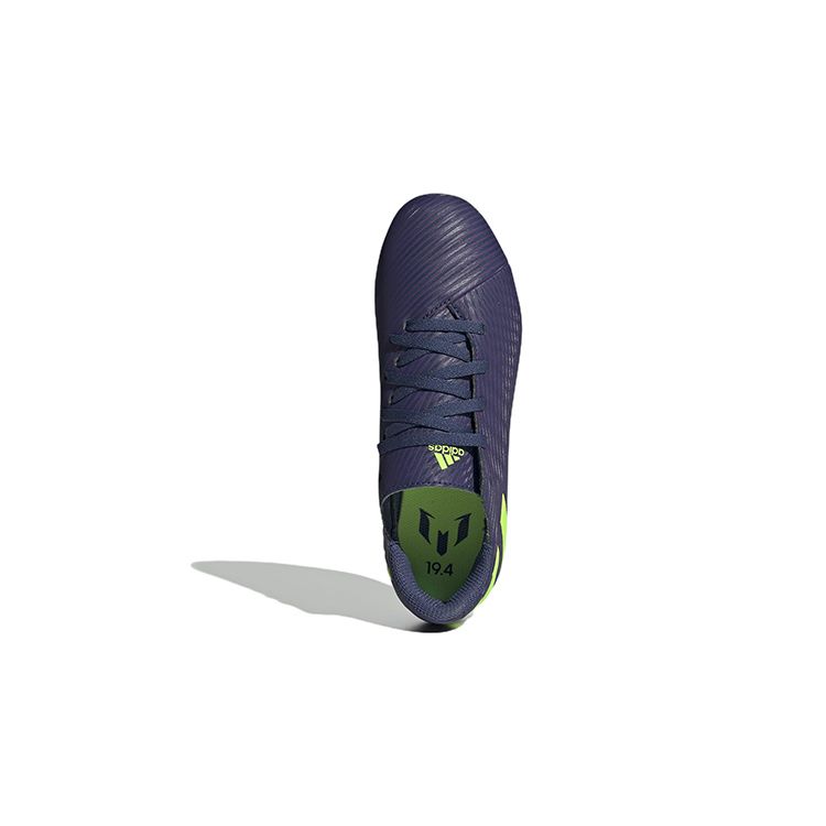 Adidas Детские футбольные бутсы с низким верхом для разных типов покрытия Messi 19.4 Детские футбольные бутсы Синий Зеленый EF1816