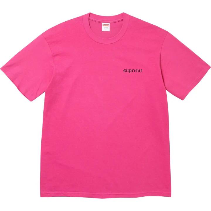 Supreme Целевая футболка фуксия