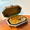 Victorian Nautical Compass Sundial In Wooden Box