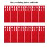 10 шт. Рождественские настольные фетровые кармашки для ножа и вилки, украшения/аксессуары для вечеринки по случаю дня рождения, украшение для вечеринки в честь будущего ребенка