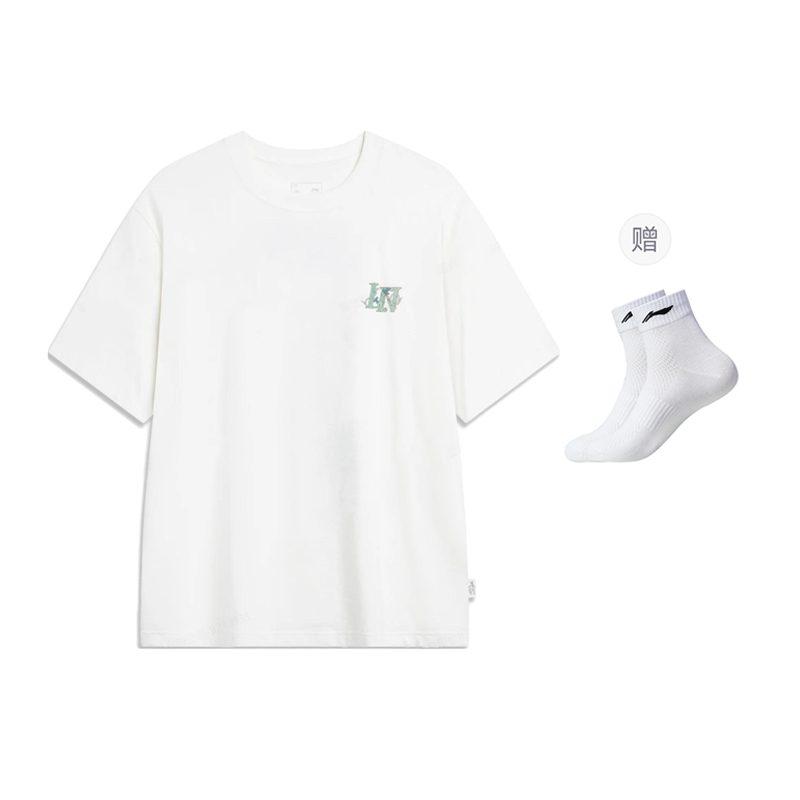 Мужская футболка Li Ning Sports Life Collection Цвет: Слоновая кость AHSU319-1