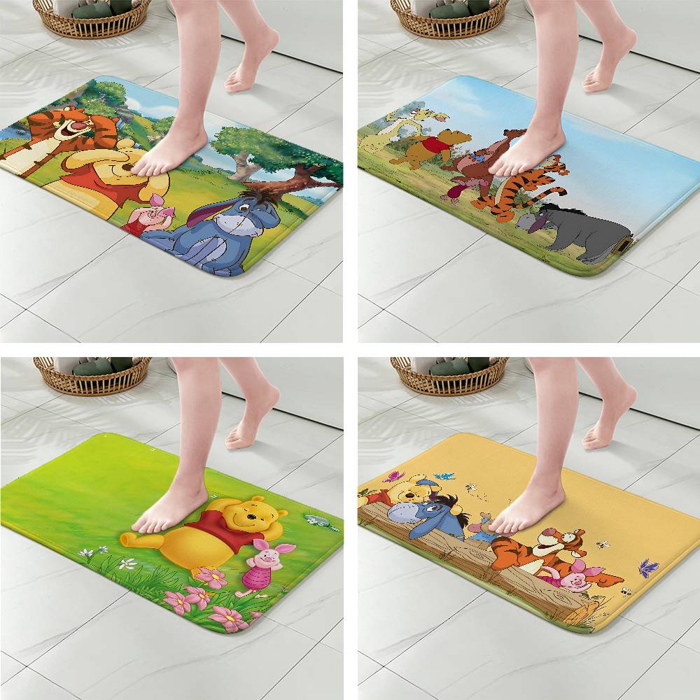 W-Winnie The P-Pooh Cute Carpet For Living Room Sofa Decor Modern Rug Floor Mat For Men Bedroom Durable Area Rugs
