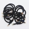 10PCS Women Elastic Hair Rubber Bands High Quality Girls Hair Bands Hair Scrunchies Gold Plated Hair Accessories Hair Gum/Tie