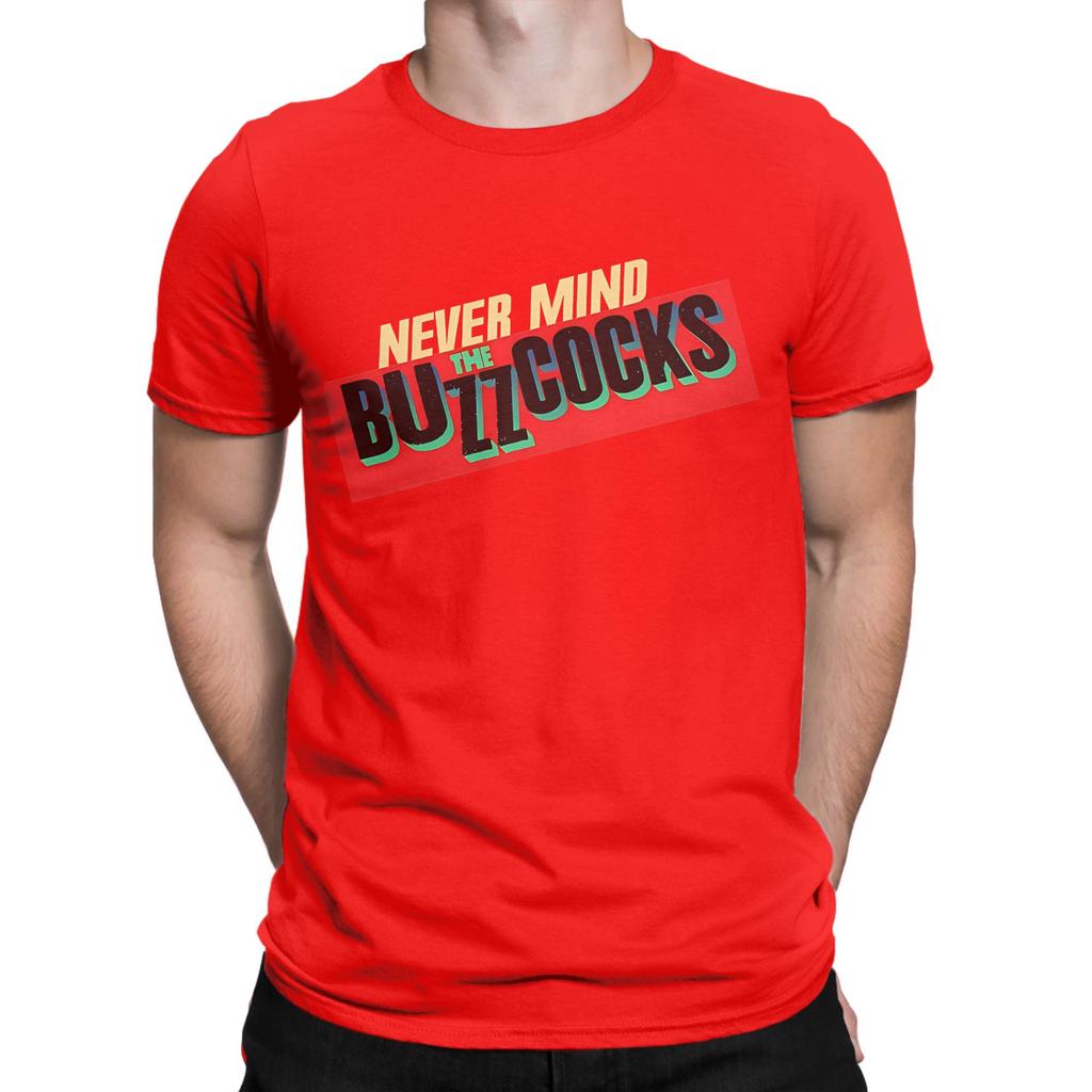Classic Red Logo Funny Graphic 100 Cotton Tshirt Buzzcocks Tops Tees For Unisex