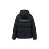 Anta Letter Print Warm Zipper Solid Color Thickened Down Jacket Men Outerwear Black 152241914N-1