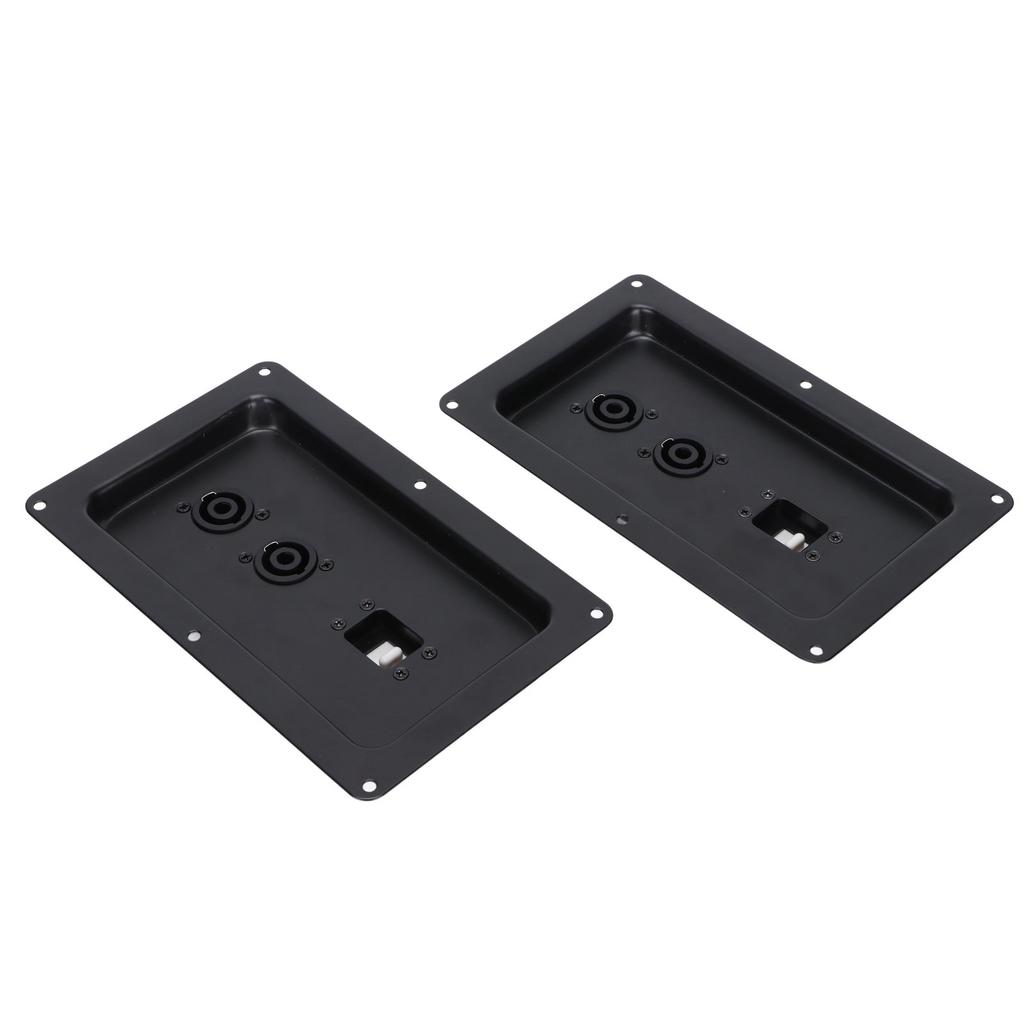 2 Pcs Speaker Wiring Back Panel Professional Stage Speaker Junction Box Connector for 715 725 Stage Speakers