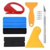 Car Film Wrap Tool Kit Squeegee Set Vinyl Scraper Cutter for Vehicle Window Tint Car Accessories Wrapping Tools Vinyl