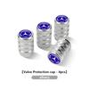 xzpyk10 New 2025 For Benz Car Wheel Tire Valve Caps Tyre Stem Covers Airdust Waterproof W202 W212 W126 W140 W168 W177 CLS GLE GLC GLS CL