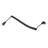 High Definition Multimedia Interface Extension Cable A Male to A Male Right Turn Spring Wire 1m