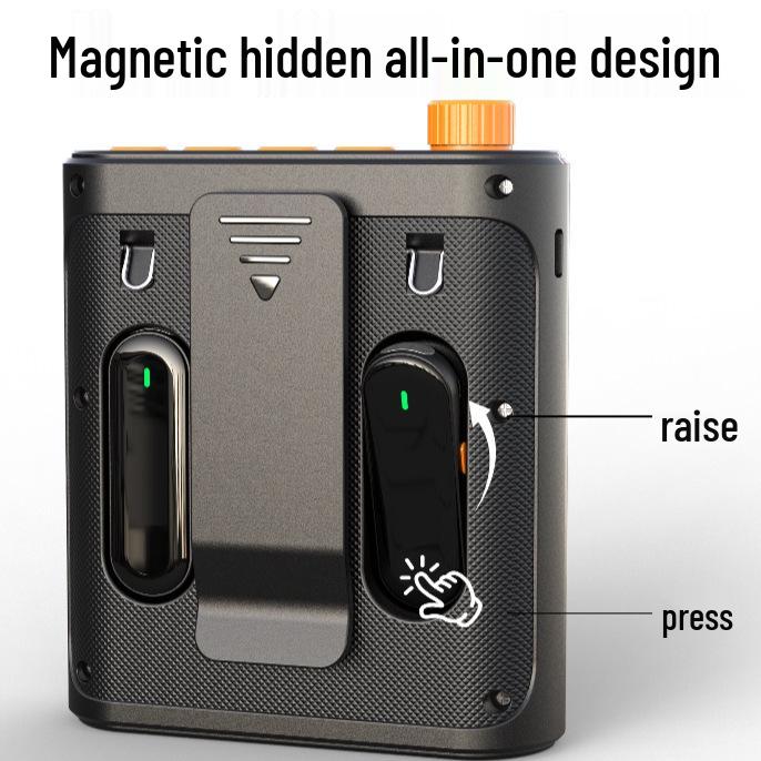 Беспроводной петличный микрофон Little Bee с 4-м поколением ИИ с защитой от обратной связи для учителей, экскурсоводов и тренеров