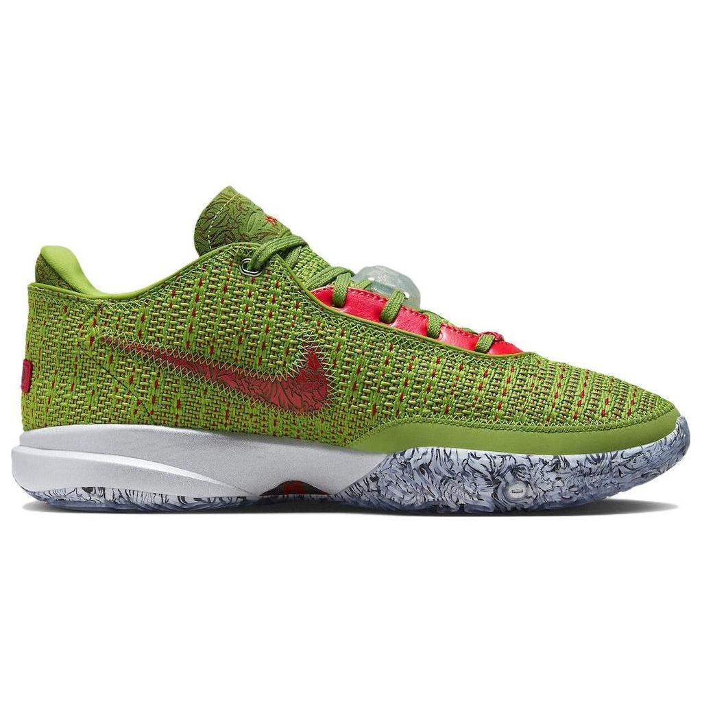Nike LeBron 20 EP Stocking Stuffer Men Sneakers Green Green-Apple University-Red FJ4956-300