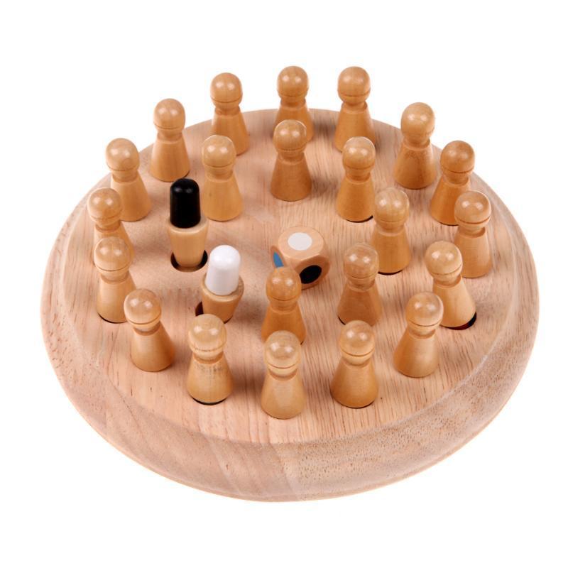 Kids Wooden Memory Match Stick Chess Game Educational Toys Gift