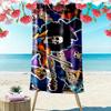 Brook Soul King Print Beach Towel, Large Soft Quick Dry Towel for Beach Camping Swimming