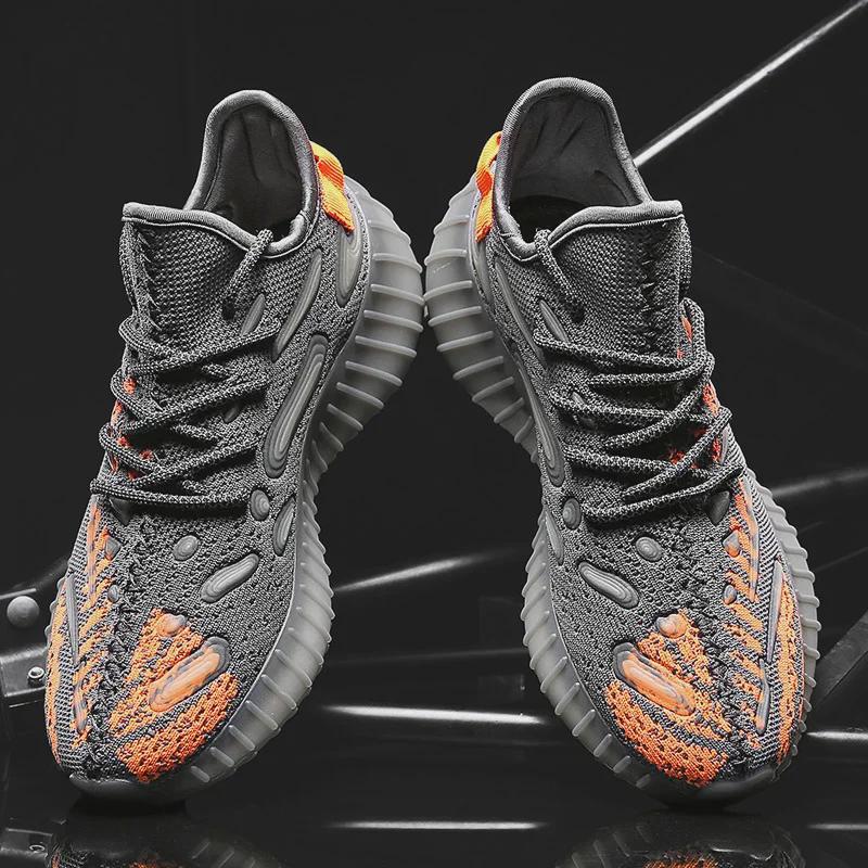 Men's Summer Breathable Mesh Running Shoes - Casual, Trendy, Lightweight Sports Sneakers