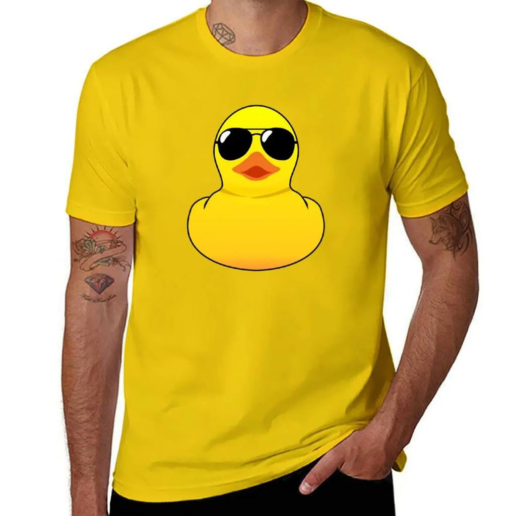 Cool Rubber Duck T-Shirt oversizeds quick drying blanks workout shirts