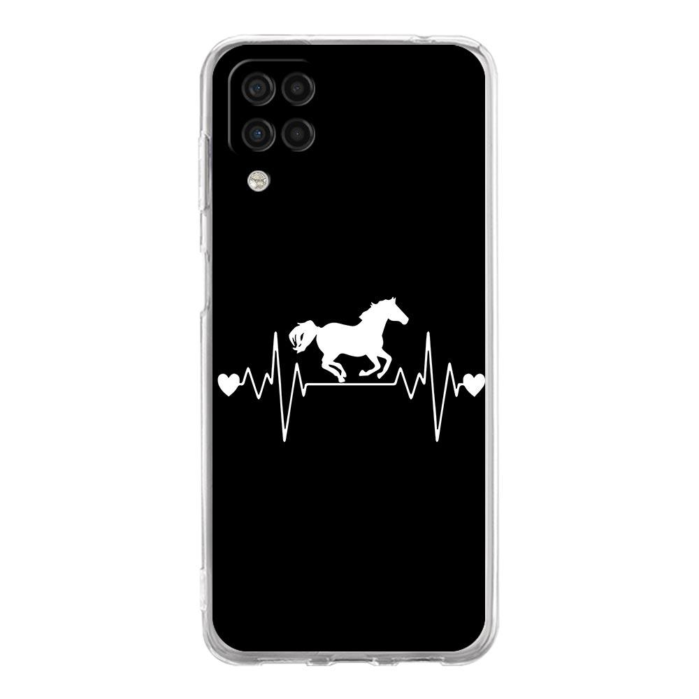 Арт с животными Чехол для телефона с изображением лошади Для Samsung Galaxy A13 A33 A73 A53 A23 A51 A71 A21S A12 A31 A41 A05s A03S A15 A25 A32 5G Прозрачный чехол