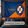 Гобелен с индивидуальным текстом и именем, Декоративное настенное панно Luton Town, Фон-гобелен для дома, спальни