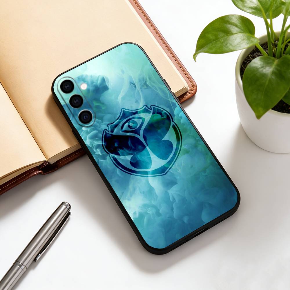 Чехол для телефона Tomorrowland для Samsung Galaxy A73, A72, A71, A70, A53, A52, A51, Другие Мягкий Черный Чехол