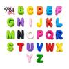 Acrylic Alphabet Letters for Zipper Pulls 26Pcs A to Z Letter Beads, Chunky Large Custom Initial Beads School Bags Colorful DIY Keychains Bag Charms &