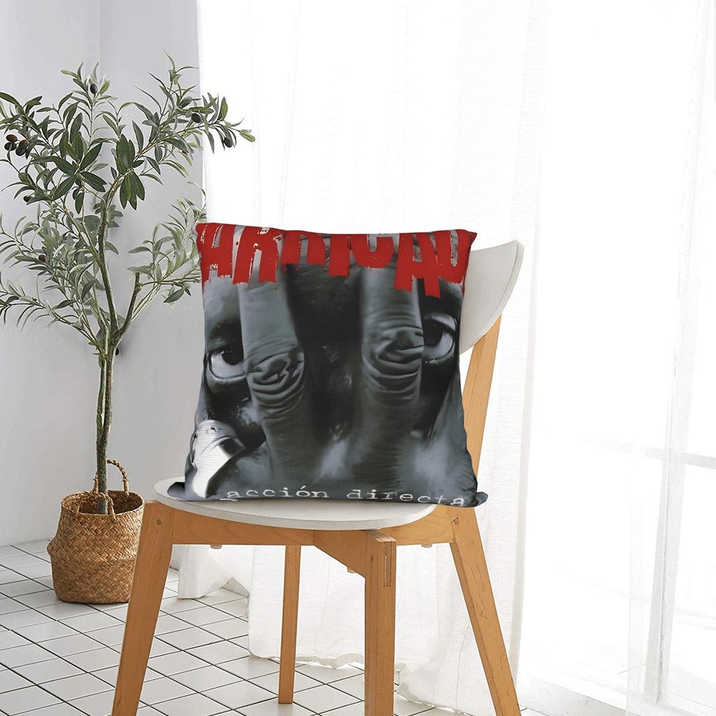 Spanish Band Barricada Art Pillow Case Print Pillow Cover For Sofa Car Home Decor Morden Pillowcases