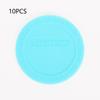 10 Pcs Round Rubber Coaster Pad Self Adhesive Cup Bottom Stickers Non-Slip Anti-Scald Tumbler Cup Protective Pads